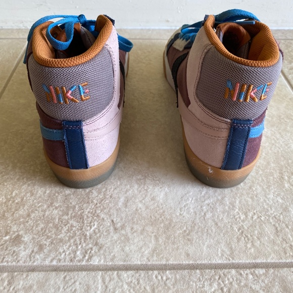 Nike SB Blazer Mid Premium Multi-Color Leather Mens 9 NEW In Box - Picture 3 of 7